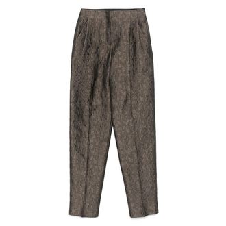 Giorgio Armani Silk-blend Straight-leg Trousers