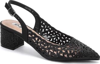 Lady Couture Donn Embellished Slingback Pump in Black at Nordstrom Rack, Size 10