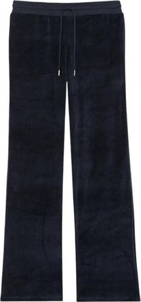 Ines De La Fressange Dames, Broeken, Blauw, Maat: XL Katoen
