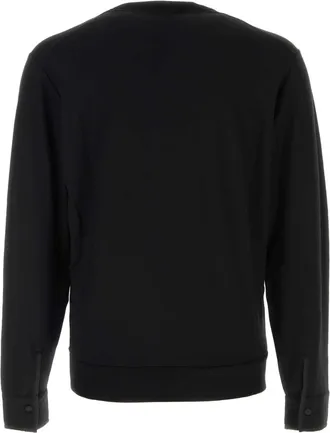 Tom Ford Mens Silk Sweater Black Wool Cashmere