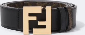 Fendi FF Zucca reversible leather belt
