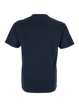 Stone Island Logo-Patch Crewneck T-Shirt - Navy