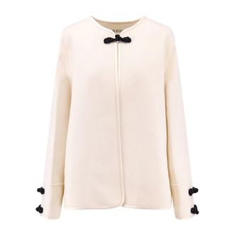 R&oacute;he Licht Jack - Dames - Jassen - Wit - Maat: 2XS Wol