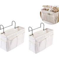 OEM Organizador Colgante Para Cama Con Ganchos Met&aacute;licos, Bolsa De Almacenamiento Para Literas, Dormitorio Universitario, Almacenamiento Junto A La Cama P