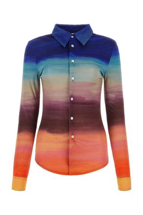 Marni Multicolor All-over Stripes Shirt