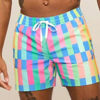 Chubbies The Technicolor Stitches Swim Trunks In Multi