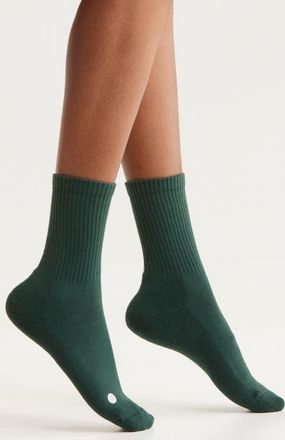 Zella 3-Pack Crew Socks in Green Park at Nordstrom, Size 9-12