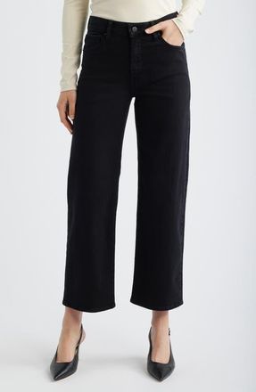 Frame Denim The Mellow Ankle Straight Leg Jeans in Midnight at Nordstrom, Size 25