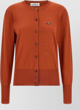 Vivienne Westwood bea knit cardigan crew neck long sleeves