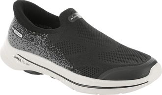 Skechers Womens Slip-ins: Go Walk 8 Nova, Black/Black, 5.5 Wide