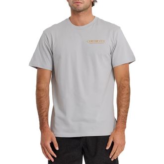 Quiksilver Free Flow Cotton Graphic T-Shirt in Micro Chip at Nordstrom, Size Xx-Large