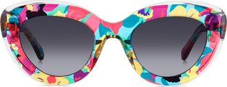 Kate Spade New York 50mm capri cat eye sunglasses in 04Qx-9O at Nordstrom Rack