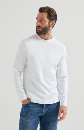 Brunello Cucinelli Cotton jersey T-shirt in White at Nordstrom, Size Xxx-Large Eu