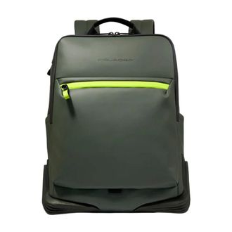 Piquadro Backpacks, male, Green, ONE SIZE, Laptop and iPad Backpack