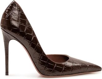 PARIS TEXAS Brown Leather Pumps