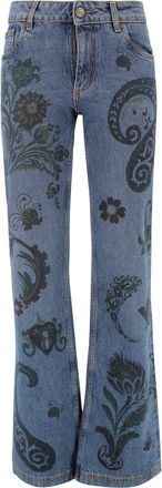 Etro Paisley Print Jeans