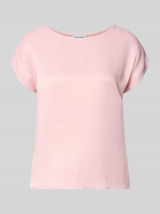 More & More More & More T-Shirt aus Viskose-Elasthan-Mix mit Rundhalsausschnitt in Rose, Gr&ouml;&szlig;e 34