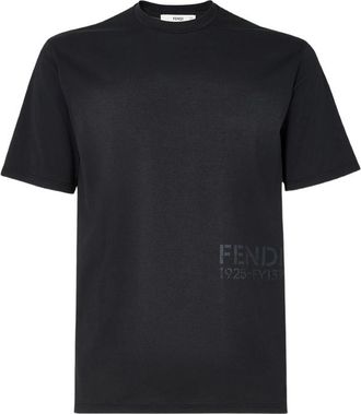 Fendi Black Cotton T-shirt