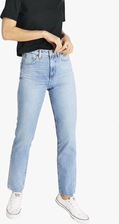 &Eacute;tica Finn Straight Jeans In Light