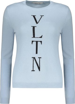 Valentino Garavani Long Sleeve Crew-neck Sweater