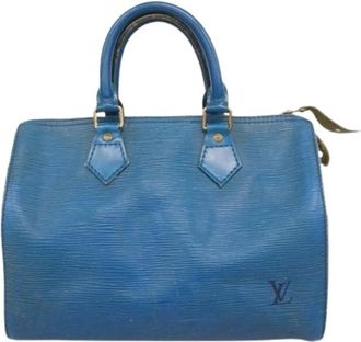 Louis Vuitton Pre-owned Handbags, female, Blue, Size: ONE SIZE Pre-owned Epi Speedy 25 Handbag