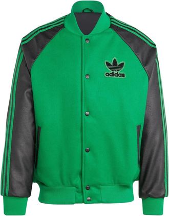 adidas Originals SST Bomber Jacket Green Black HZ0696