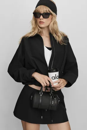 Alo | Best Bet Full Zip Jacket in Black, Size: Medium