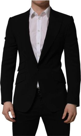 Dolce & Gabbana Hombre, Chaquetas, Negro, Talla: S