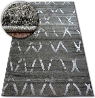 RugsX Rugsx - Alfombra Shadow 9529 Color Caqui/blanco Brown 120x170 Cm