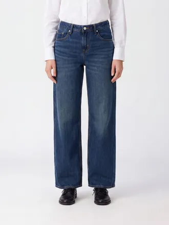 Levi's Flora Low-Rise Straight-Leg Jeans in Cotton Denim