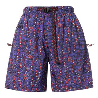 Nike ACG Retro Woven Printing Shorts Blue Red Bluered CT6333-010