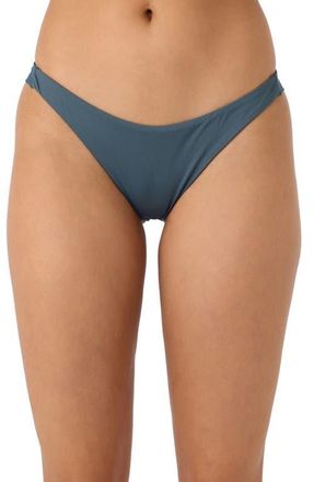 O'Neill Hermosa Saltwater Solids Bikini Bottoms in Slate at Nordstrom, Size Xx-Large