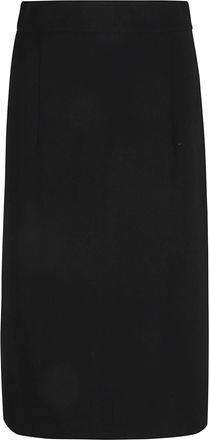 Moschino Asymmetric Plain Skirt