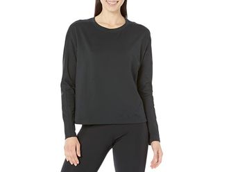 Girlfriend Collective Reset Long Sleeve T-Shirts Womens Clothing Black : 2XL, Spandex