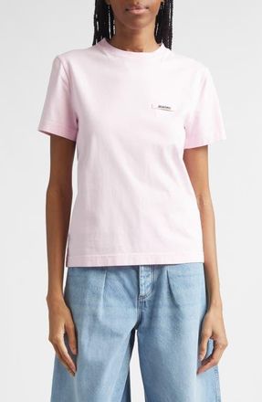 Jacquemus Le T-Shirt Gros Grain T-Shirt in Pink 2 at Nordstrom, Size X-Small