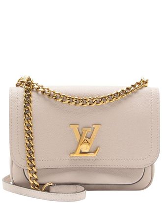 Louis Vuitton Beige Calfskin Lockme Tender Pm (Authentic Pre-Loved)