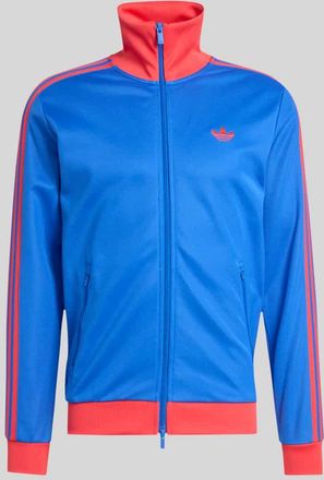 adidas Originals Slim Fit Trainingsjacke mit Logo-Applikation in Royal, Gr&ouml;&szlig;e XXL
