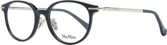 Max Mara Ronde Plastic Optische Monturen - Dames - Brillen - Zwart - ONE Size - Accessoires