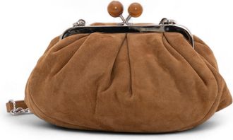 Max Mara Borsa in pelle piccola Valois Ghiaccio Weekend Max Mara Donna