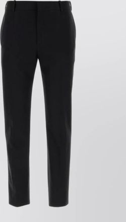 Alexander McQueen cotton tailored trousers