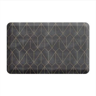 Paco Home Paco Home - Esterilla Antifatiga Contra Fatiga Escritorio Oficina Puesto De Trabajo Negro 1, 50x80 Cm