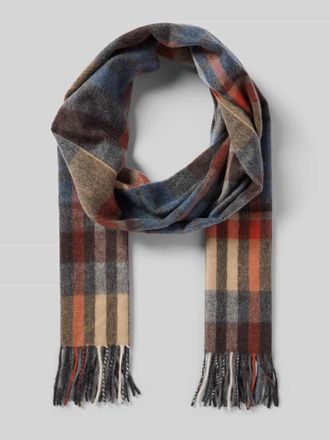 Salmone Textilvertriebs-GmbH Schal aus reinem Kaschmir in Mittelbraun Mel, Gr&ouml;&szlig;e 1