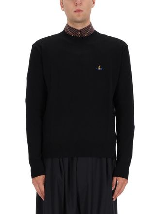 Vivienne Westwood Black Crew Neck Sweaters