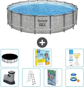 Bestway Piscina Bestway Steel Pro Max Redonda - 549x122 Cm - 8-piezas S529