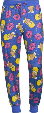 Mad Engine The Simpsons Homer Sprinkles Mens Lounge Jogger Pants, Blue, Blue, XXL