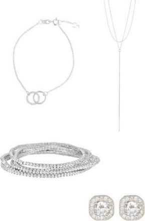 Adornia 7-Piece Earrings, Necklaces & Bracelets Set in Silver at Nordstrom Rack