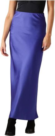 Edited Silva Rok - Dames - Maxi Rokken - Blauw - M - Rokken