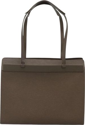 Louis Vuitton Croisette Brown Leather Tote Bag (Pre-Owned)