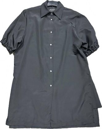 Shan Puff Sleeve Dress In Black