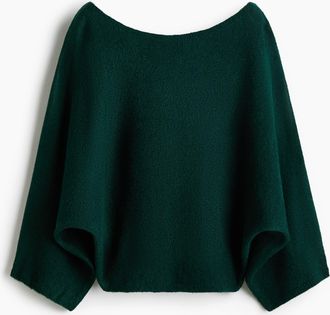 H&M Pullover mit Fledermaus&auml;rmeln - Green